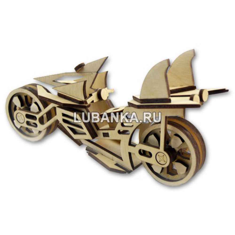 Сборная деревянная модель «Мотоцикл Фантом»